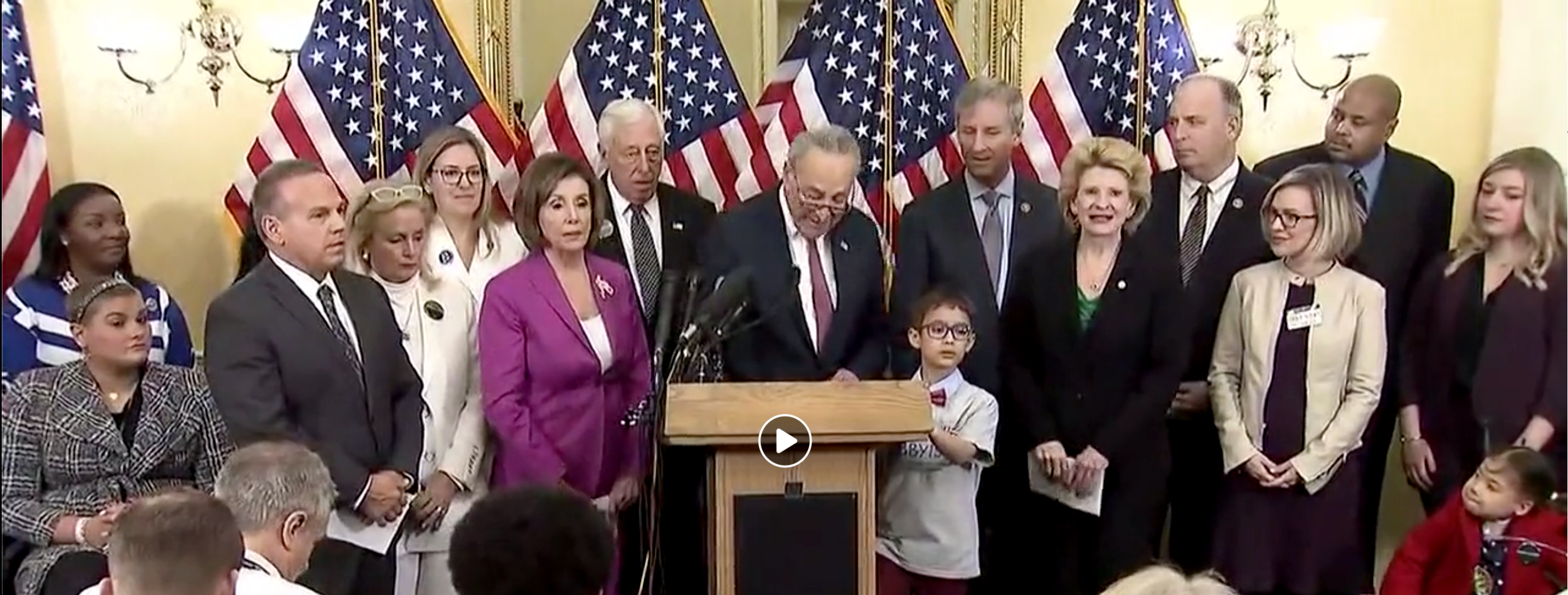 Our Little Lobbyists families began their whirlwind day in the Capitol by attending a press conferences held by their hosts with other guests for the 2020 State of the Union Address.