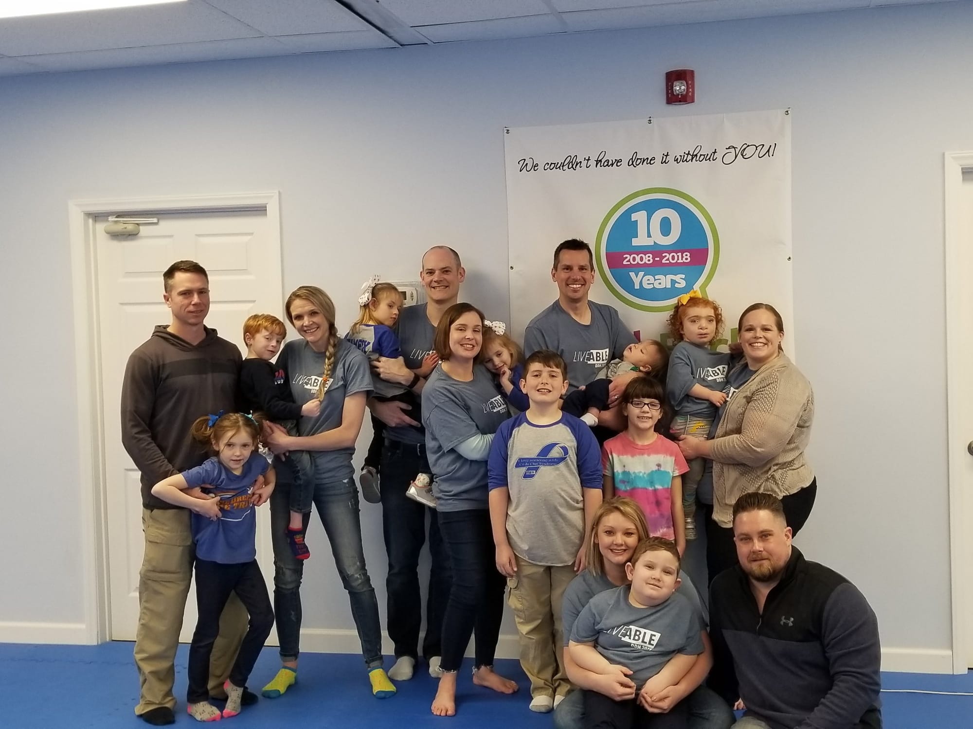 Some of the Tennessee families fighting for a Katie Beckett Medicaid waiver in their state.