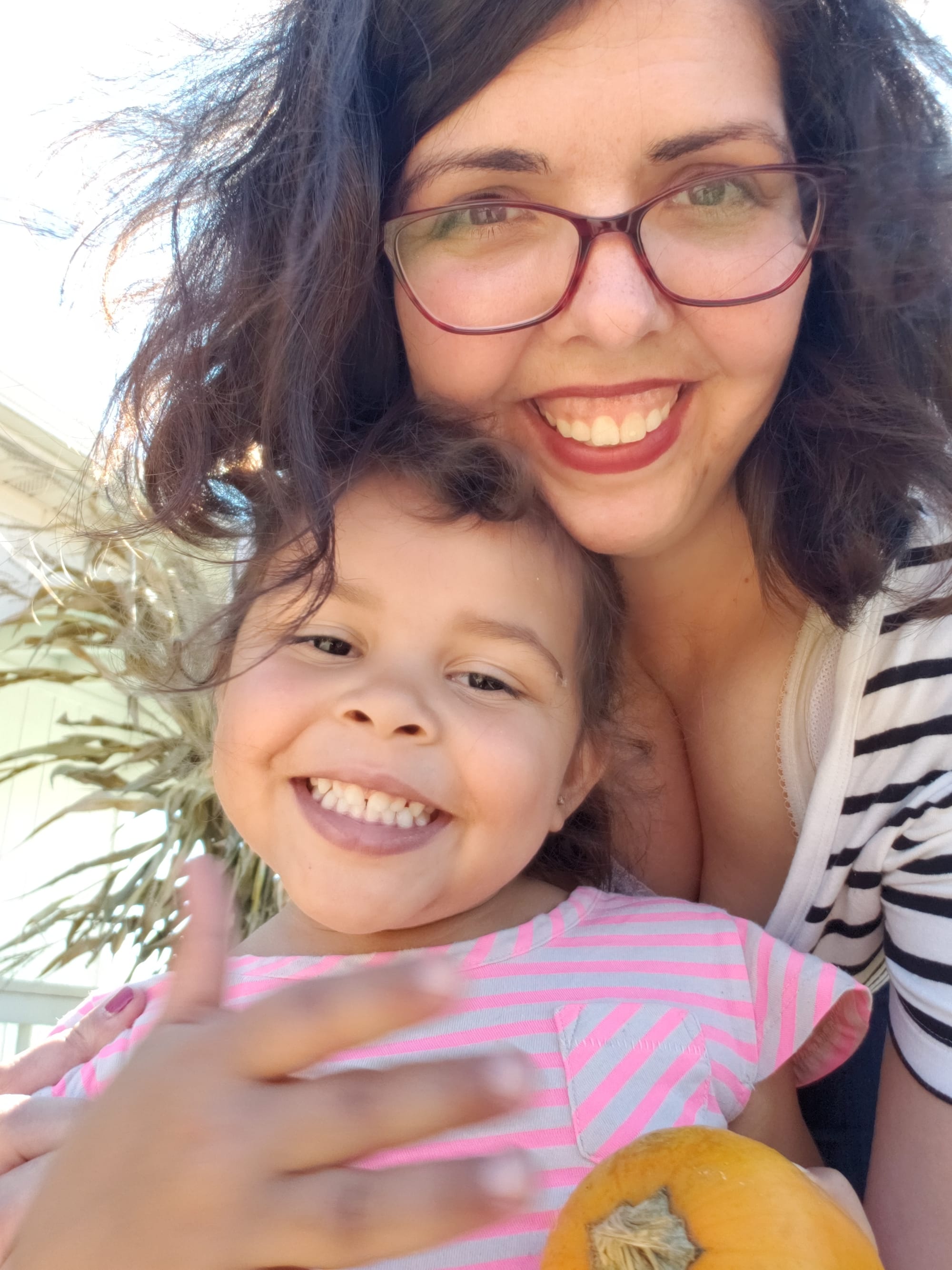 The author, Maya, and her daughter.
