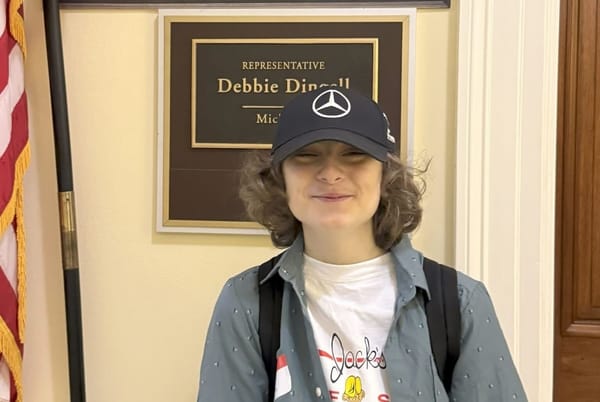 Quinn representing Little Lobbyists in Washington, DC.